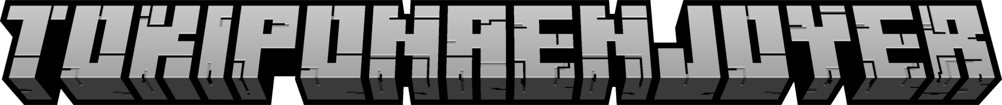 My username stylized like the minecraft title